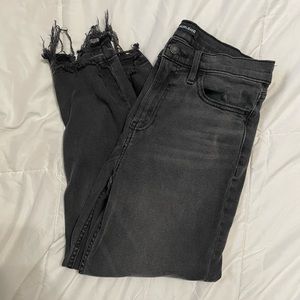 Calvin Klein| High Rise Straight Grey Jeans